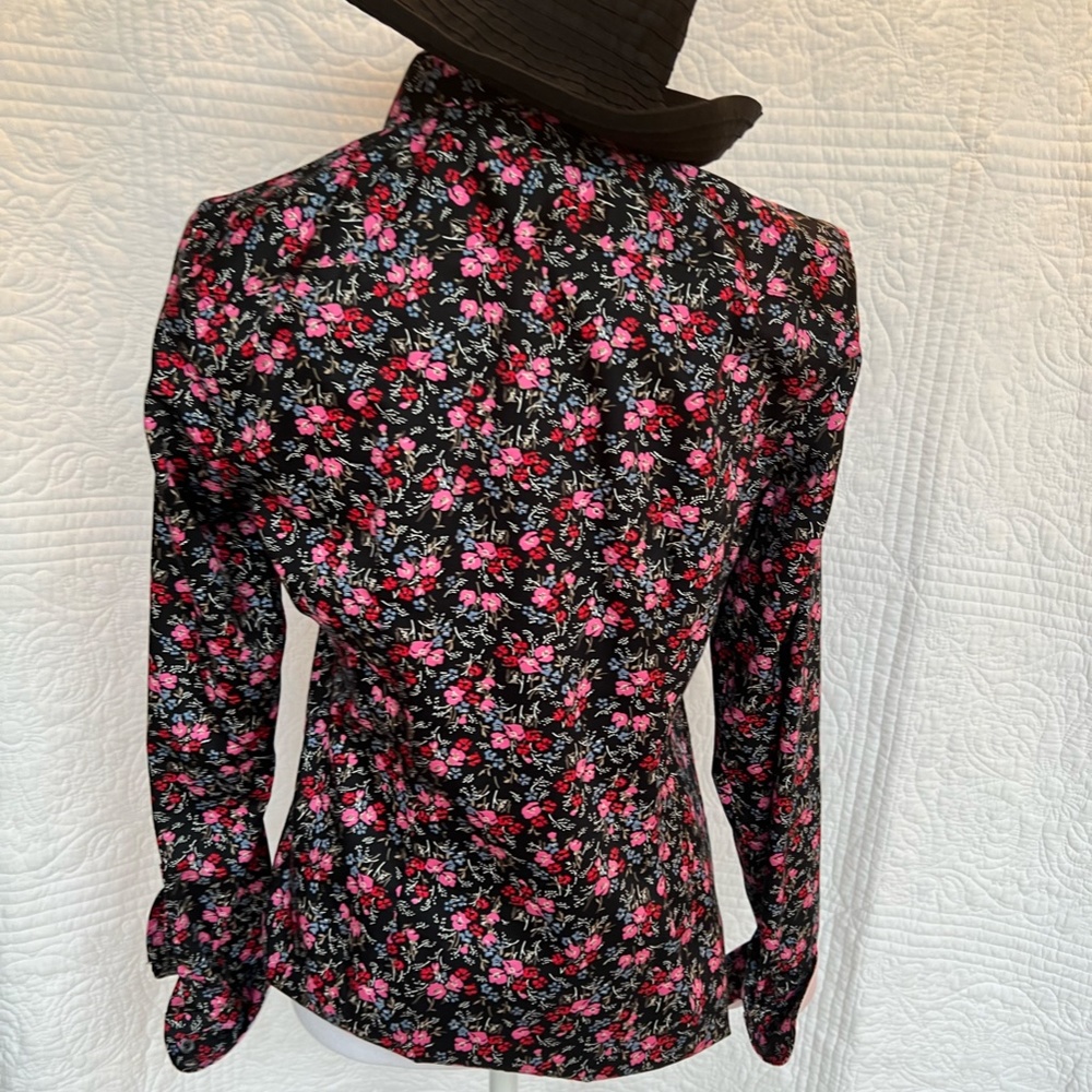 Chaps Cotton Button Down Blouse - image 3